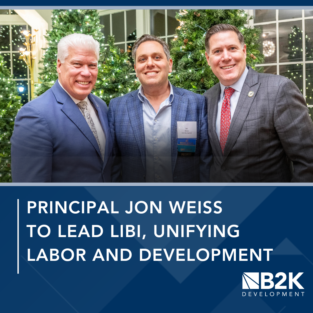 B2K Principal Jon Weiss to Lead LIBI, Unifying Labor and Development for 2026