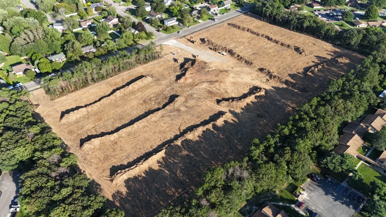 Sutton Landing at Patchogue Construction Aerial
